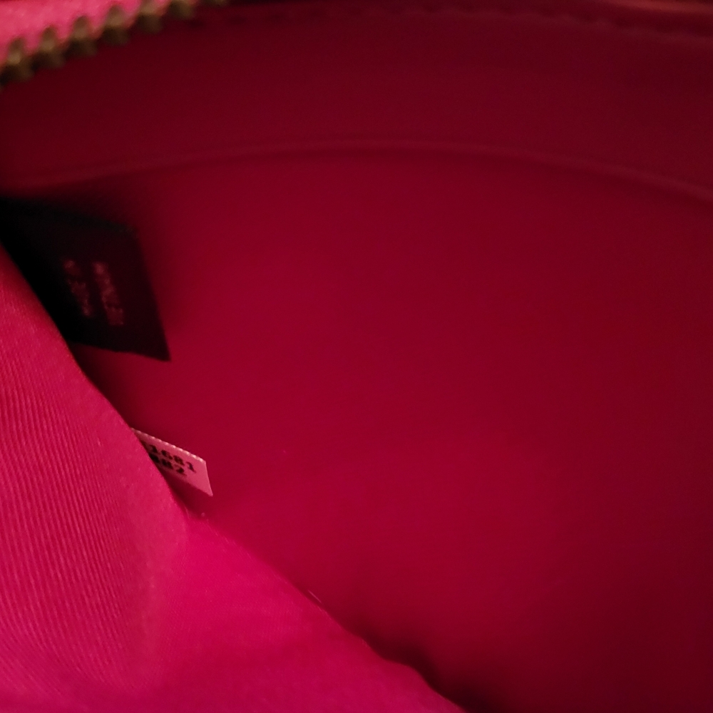 COACH Mercer Accordion Zip Wallet In Grain Leather PINK - Picture 7 of 9